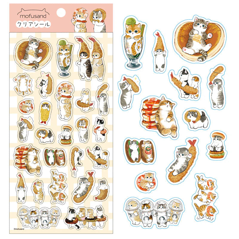 Mofusand JP Clear Stickers (2)
