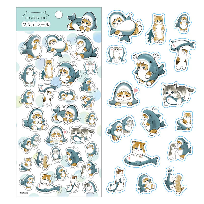 Mofusand JP Clear Stickers (3)