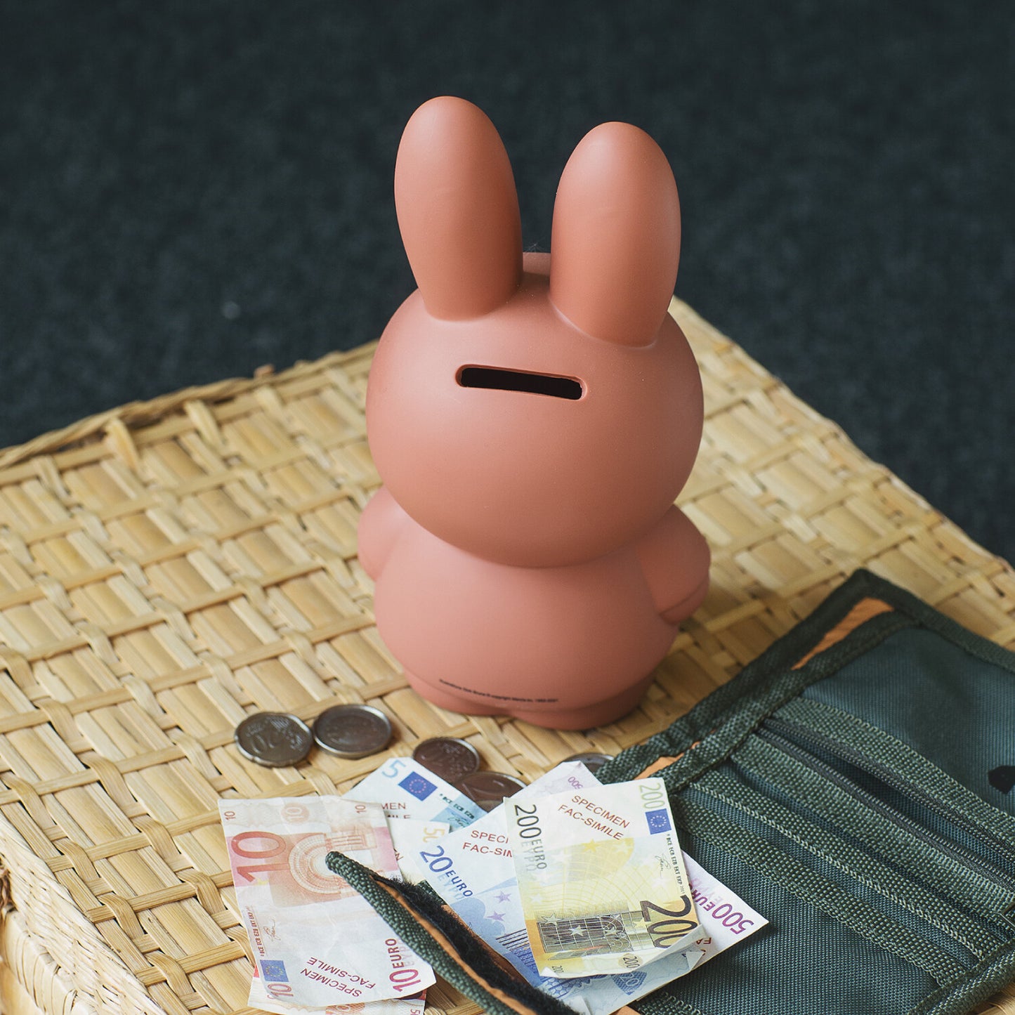 Miffy Money Box - Smoky pink - S