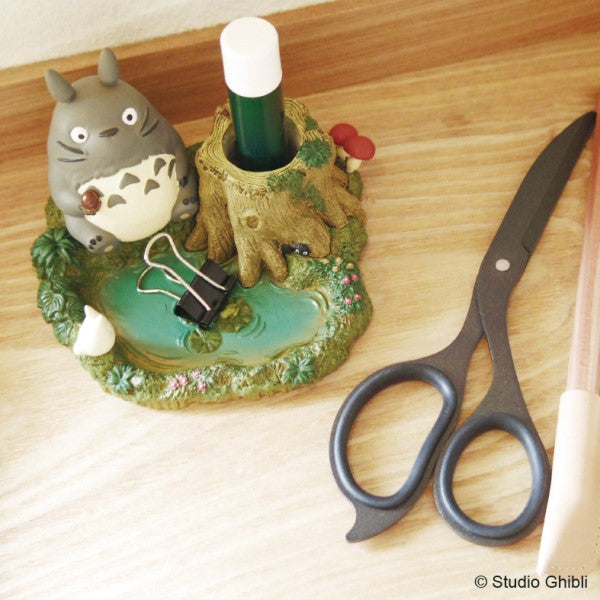 TOTORO Ensky My Neighbor Totoro Seal And Pen Stand By The Pond