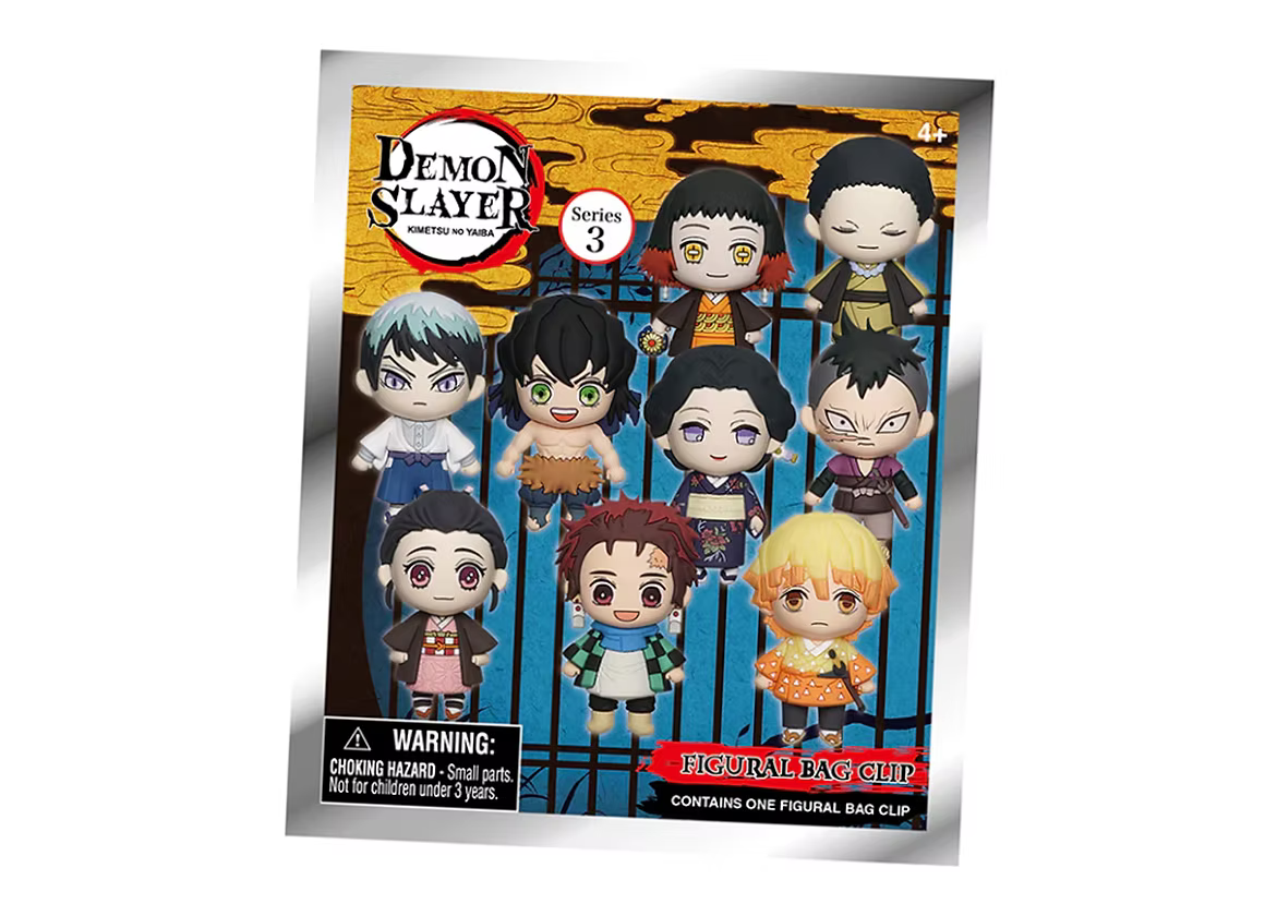 DEMON SLAYER 3D FOAM BAG CLIP
