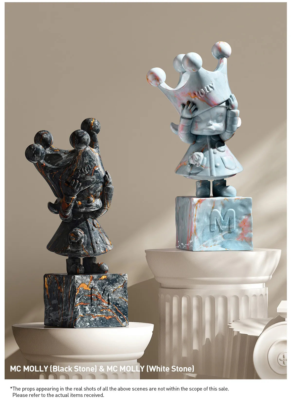 POPMART MOLLY Anniversary Statues Classical Retro 2 Series Figures