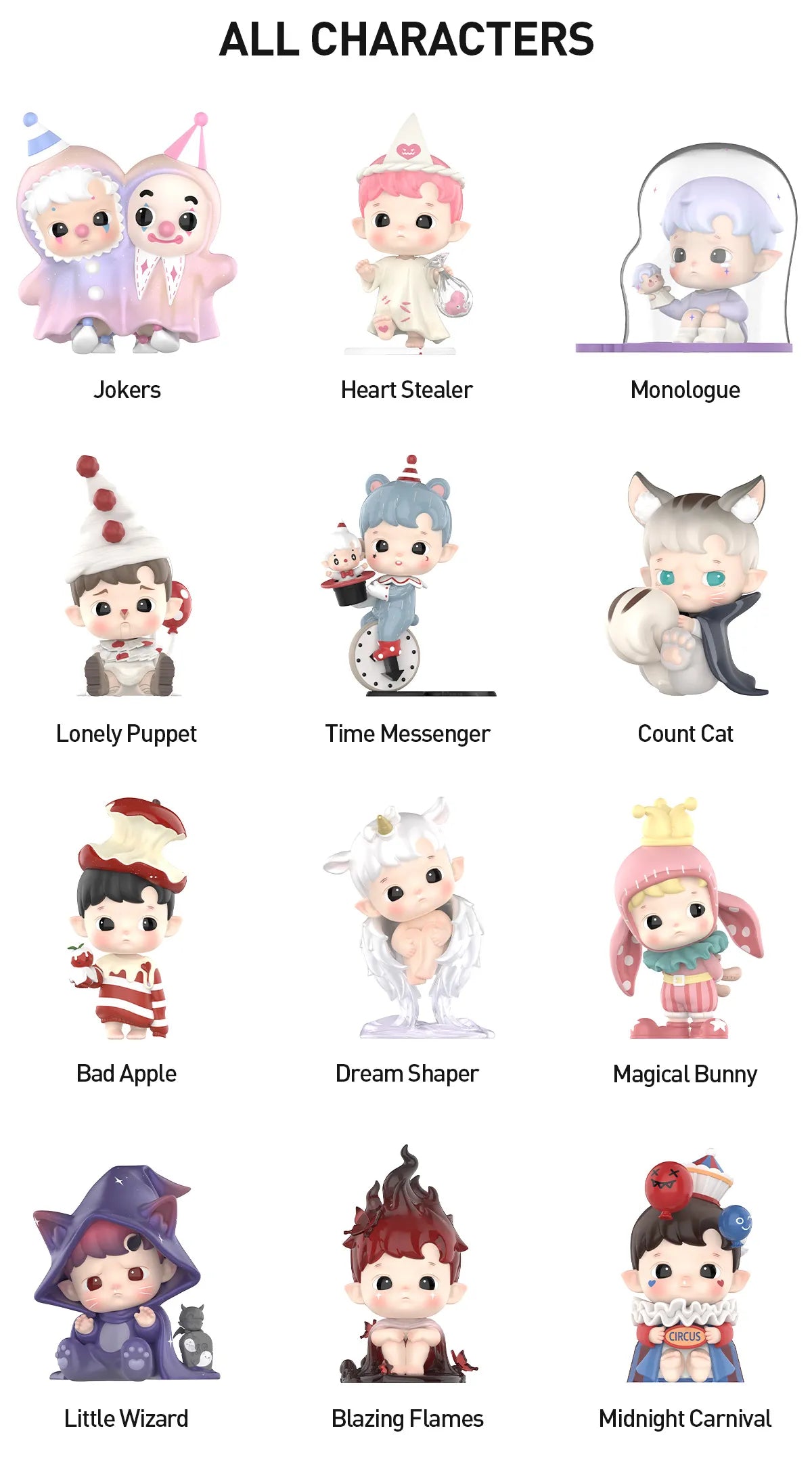 POPMART HACIPUPU A Night of Fantasy Series Figures