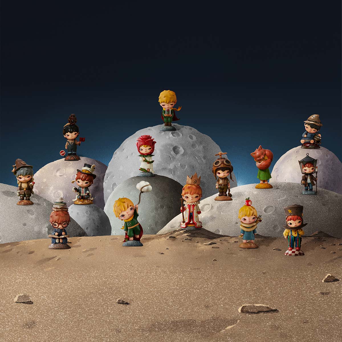 POPMART Hirono×Le Petit Prince series Figures