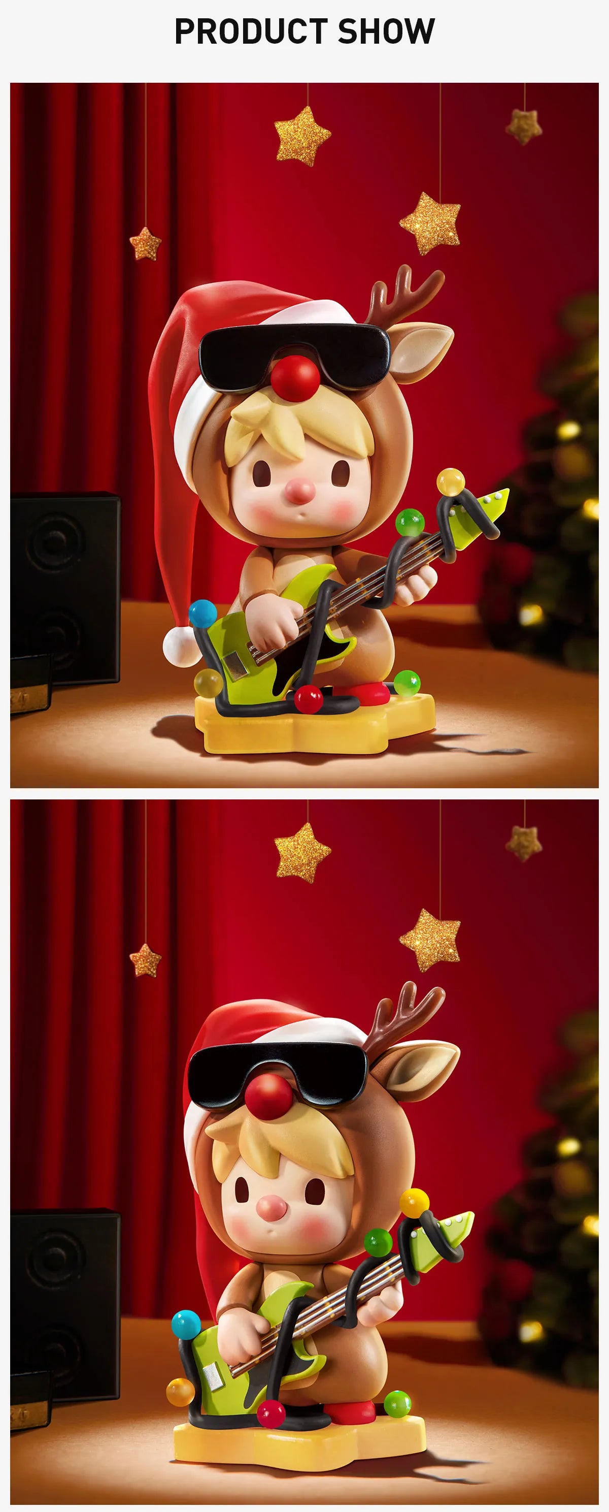 POPMART Sweet Bean Rock Reindeer Figure