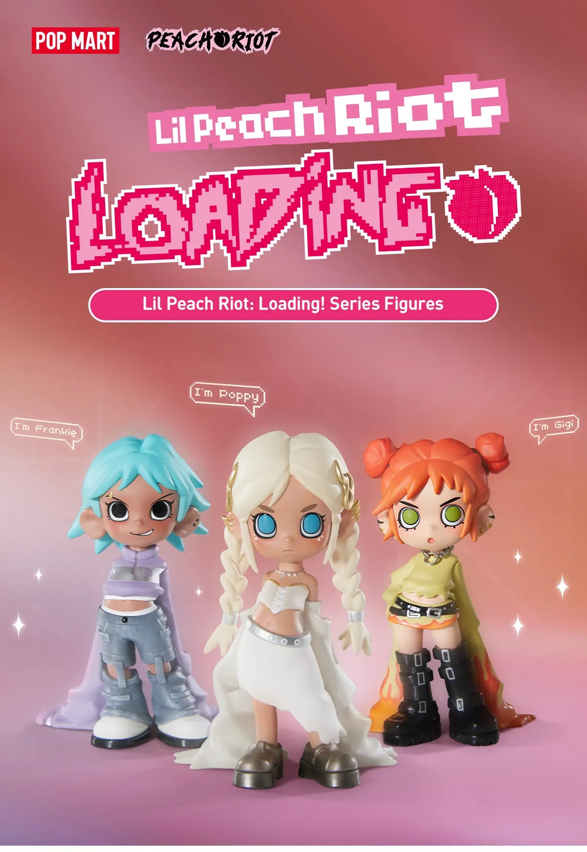 POPMART Peach Riot loading series