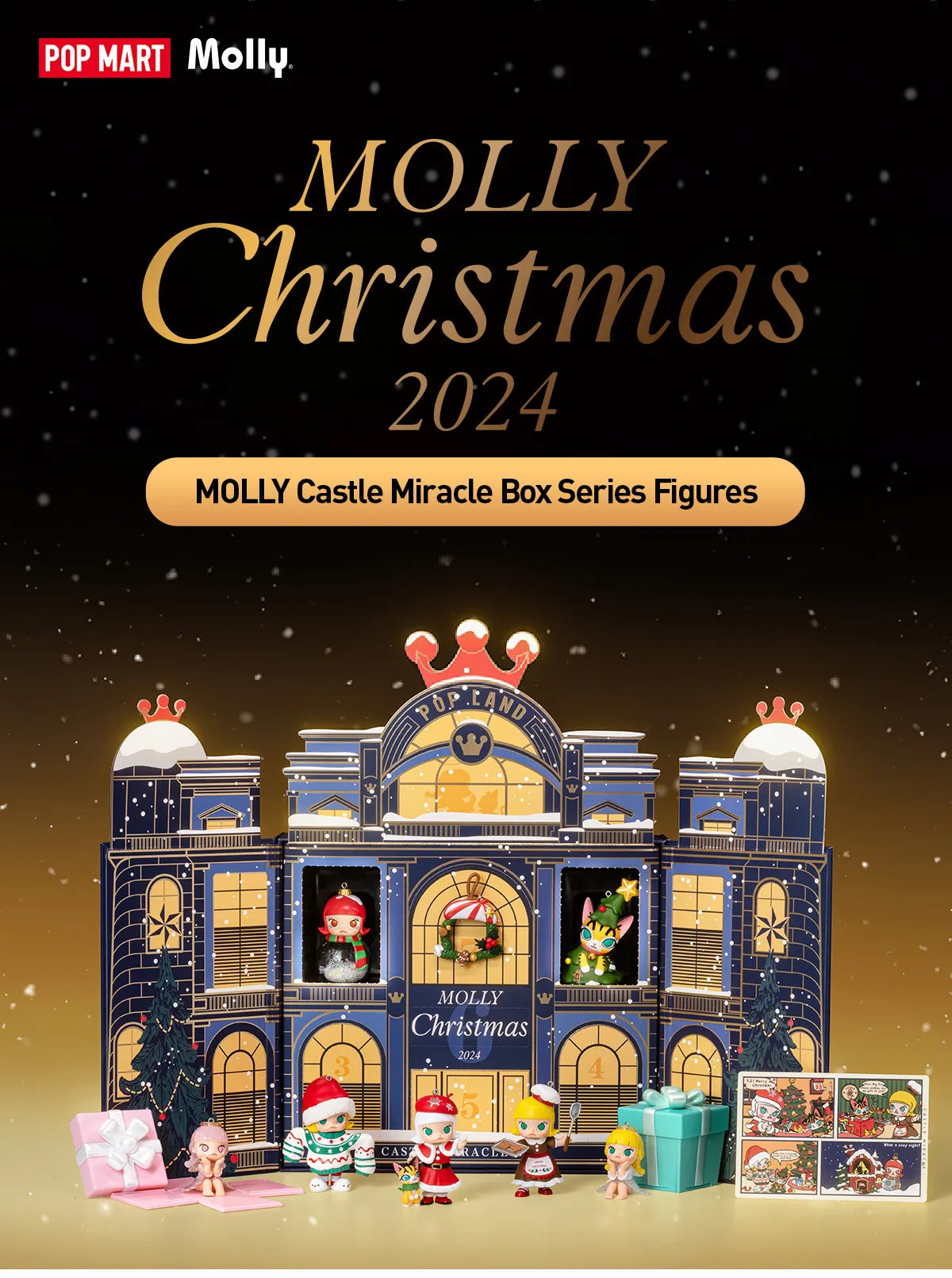 POPMART MOLLY Castle Miracle Box Series Figures whole set