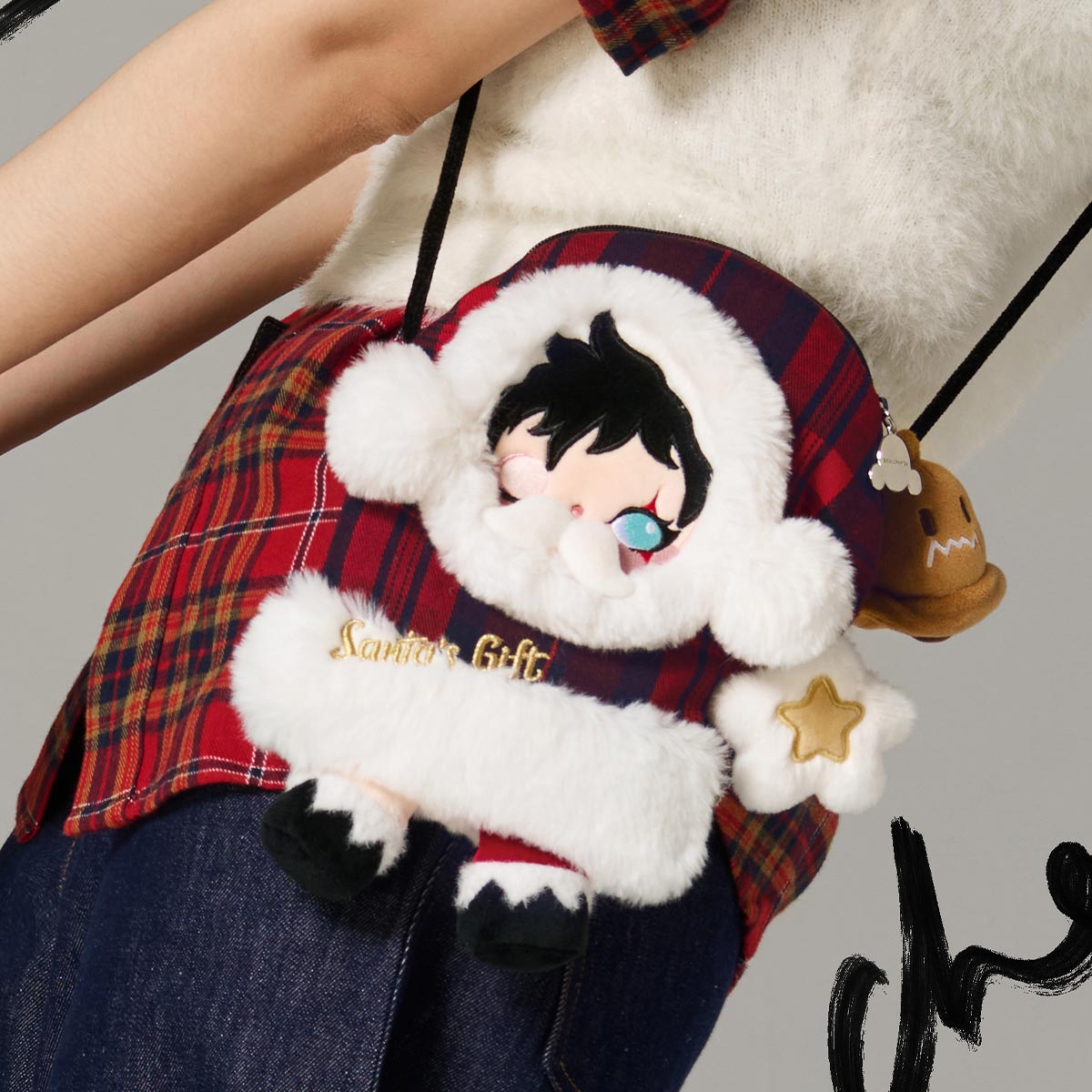 POPMART SKULLPANDA Tell Me What You WantSeries Crossbody Bag-Still On The Job
