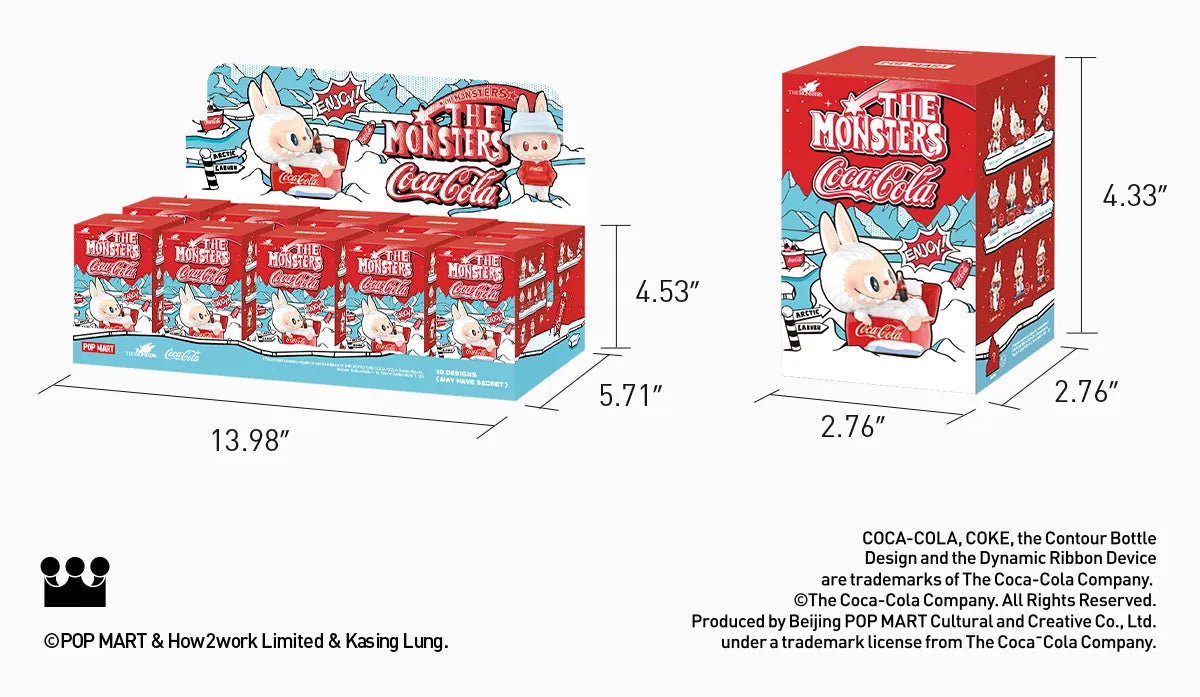 POPMART THE MONSTERS COCA-COLA Series Figures