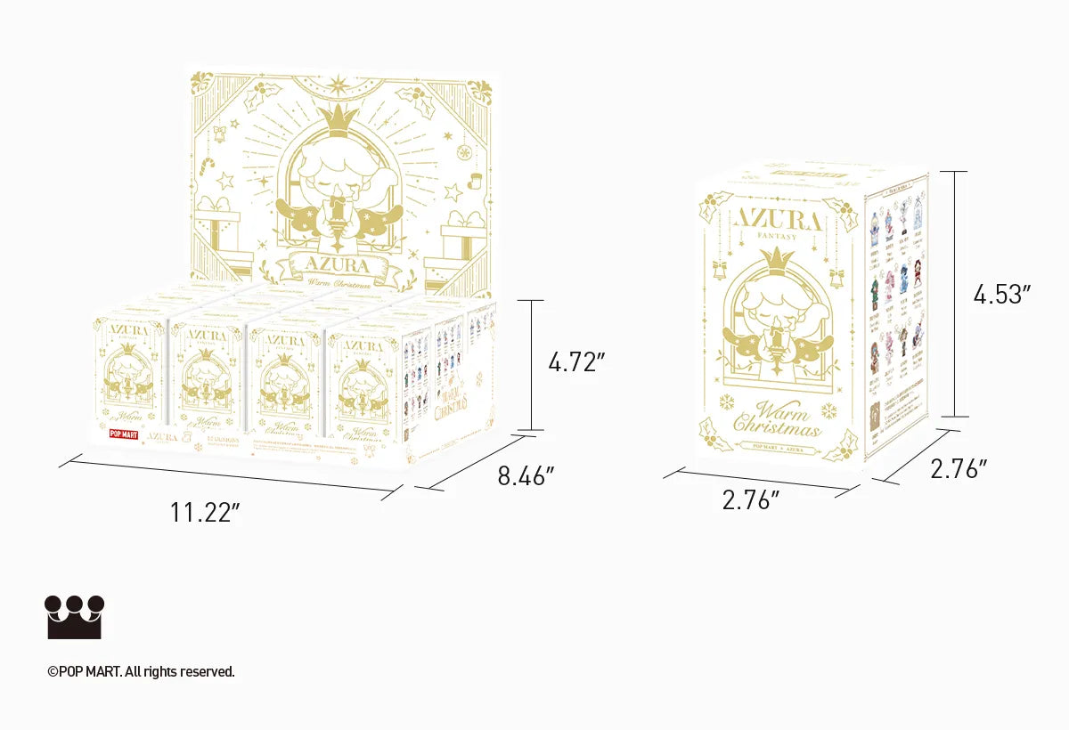 POPMART AZURA Warm Christmas Series Figures