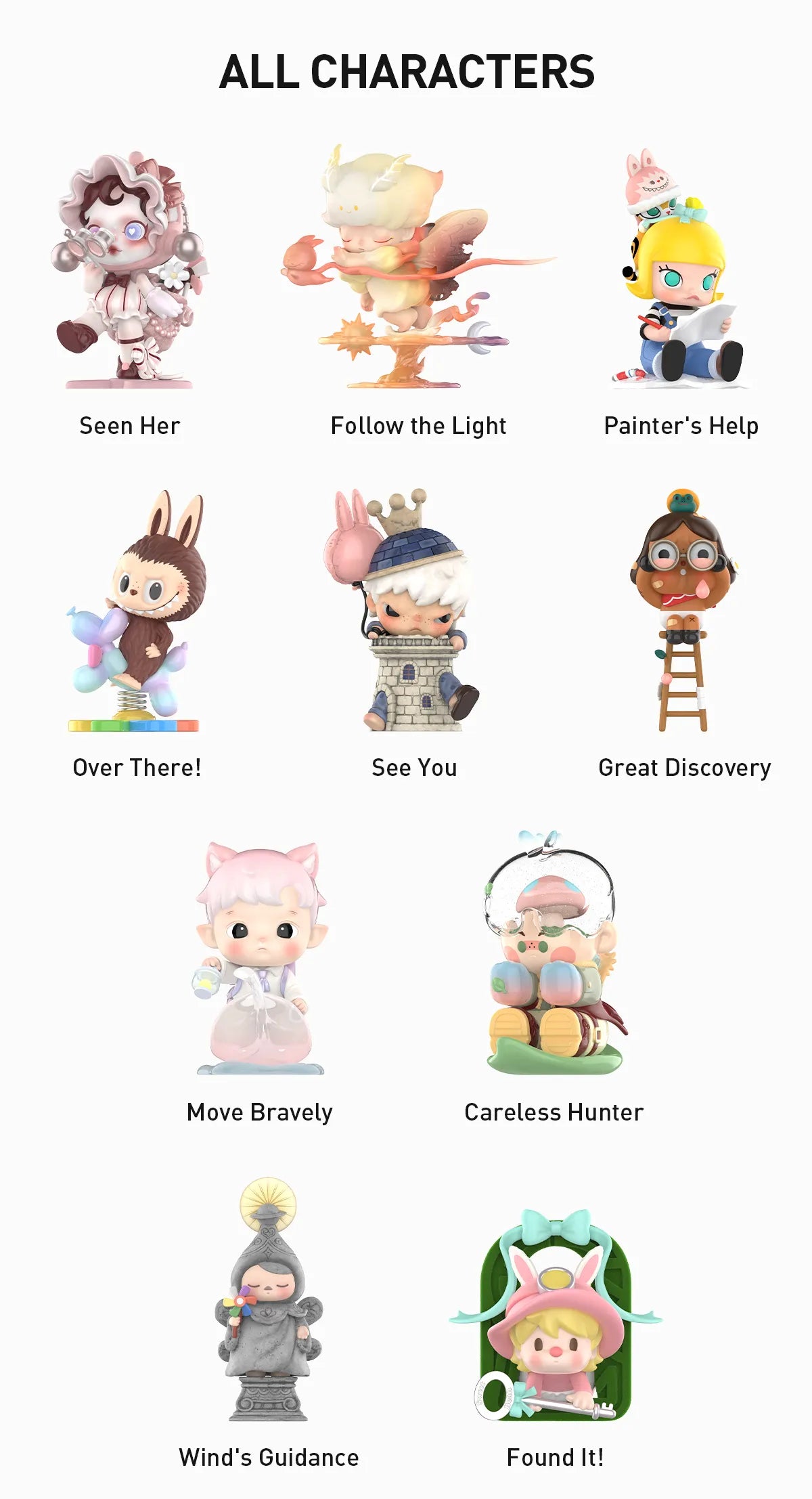 POPMART Finding MOKOKO Series Figures