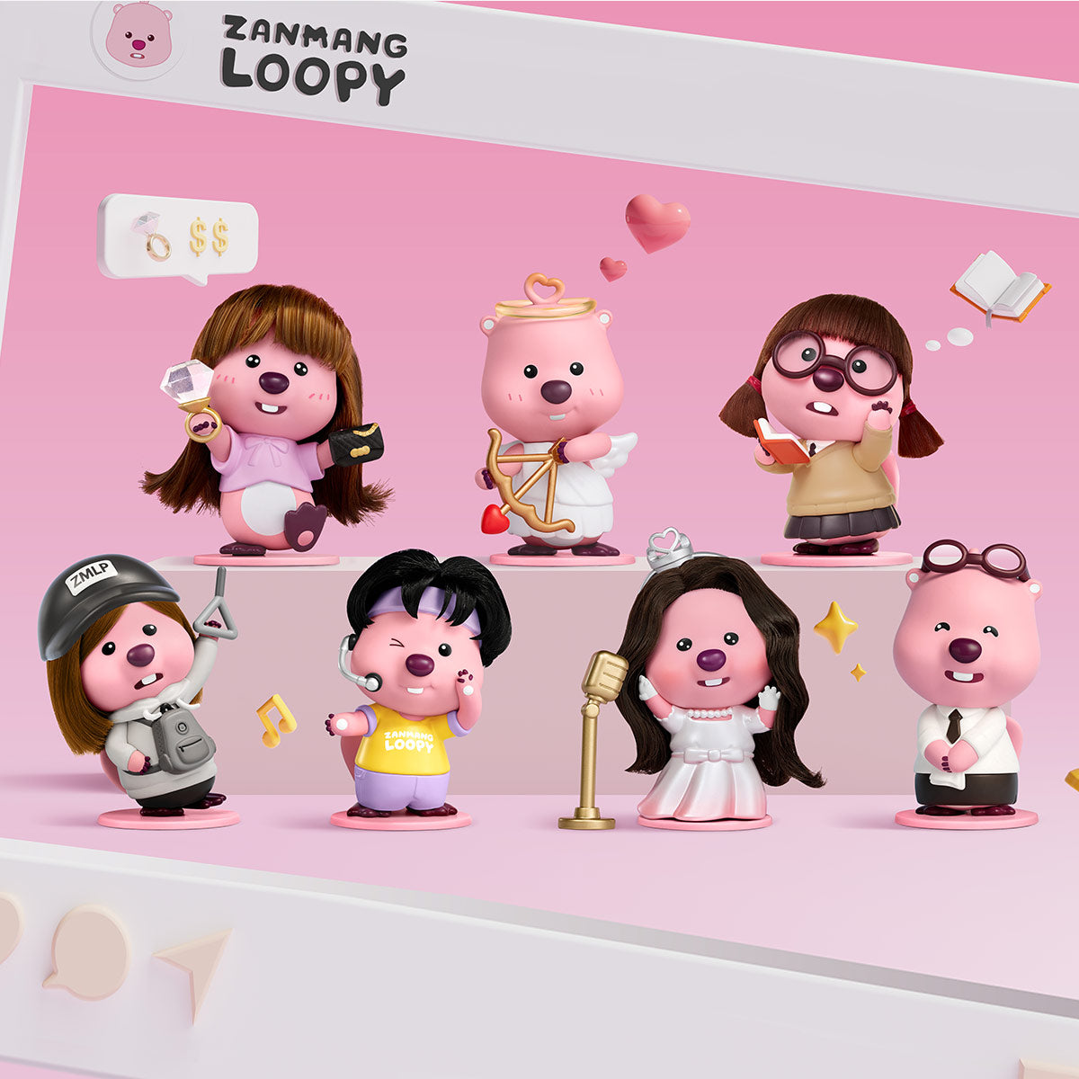 POP MART LOOPY'S MOMENTS SERIES FIGURES