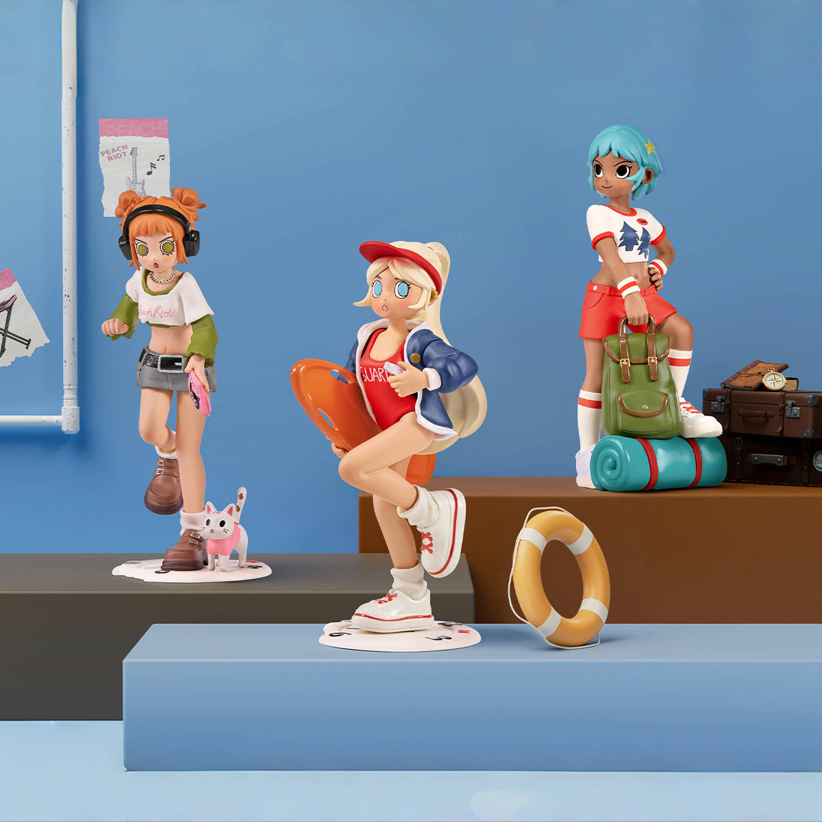 POPMART Peach Riot Rush Hour Series Figures