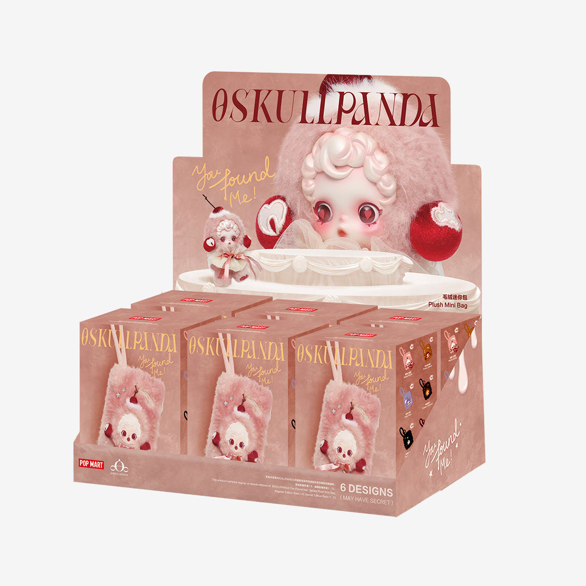 POPMART SKULLPANDA You Found MeSeries Plush Mini Bag