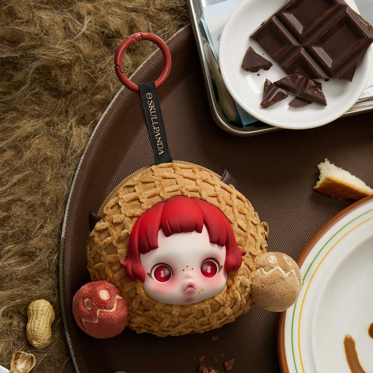 POPMART SKULLPANDA You Found MeSeries Earphone Bag-Pranky Peanut