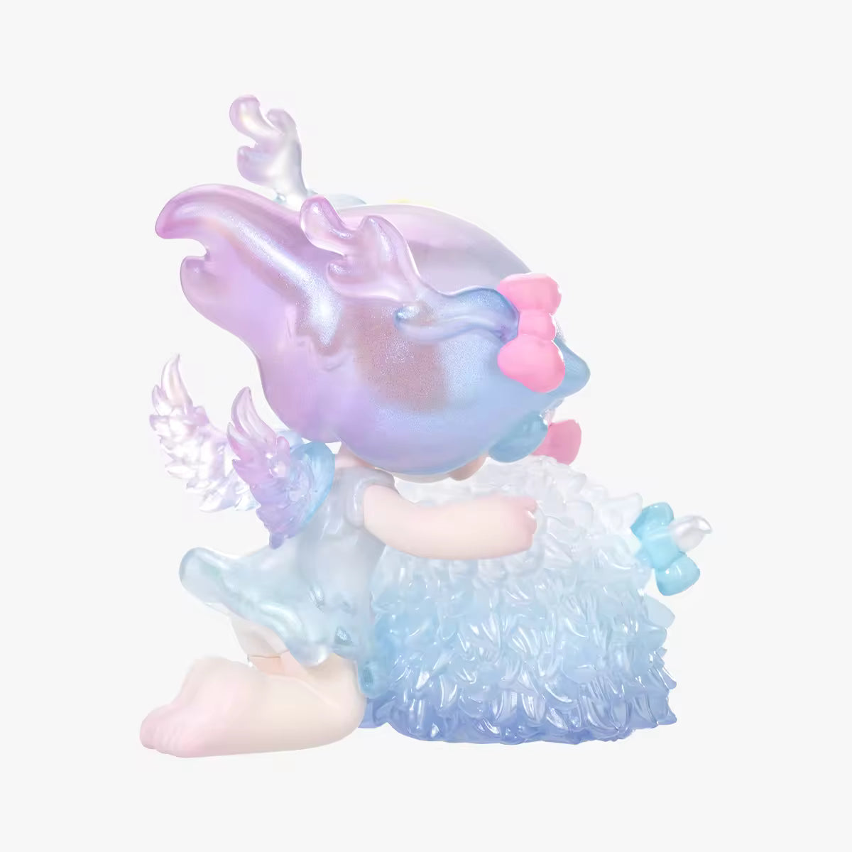 POP MART Azura × INSTINCTOY Snuggle with Bowy Fluffy Figure