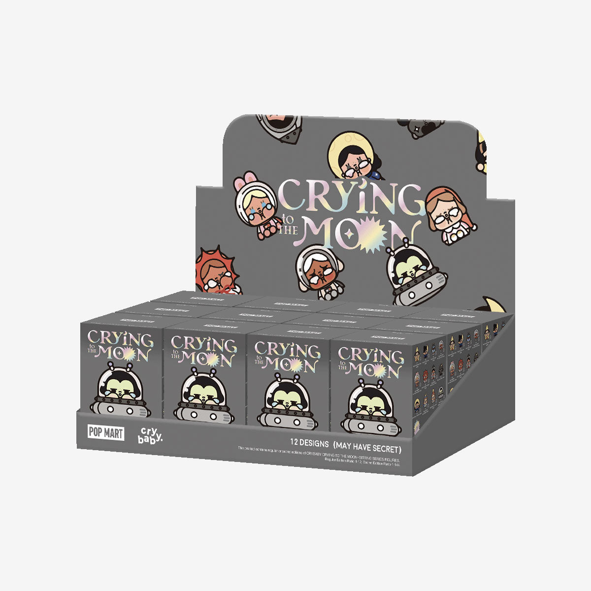 POPMART CRYBABY CRYING TO THE MOON-SITTING SERIES FIGURES