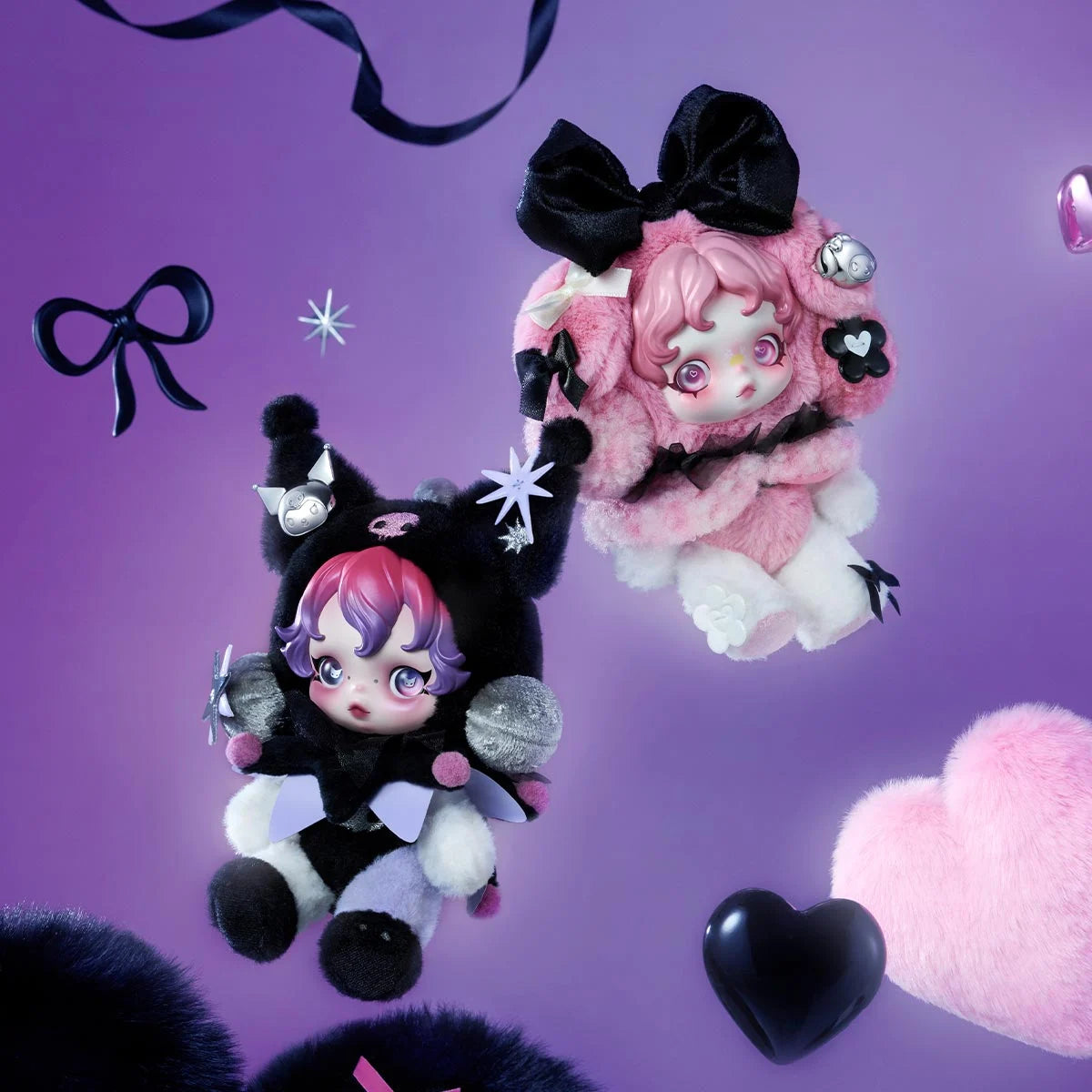 POP MART SKULLPANDA × KUROMI Plush