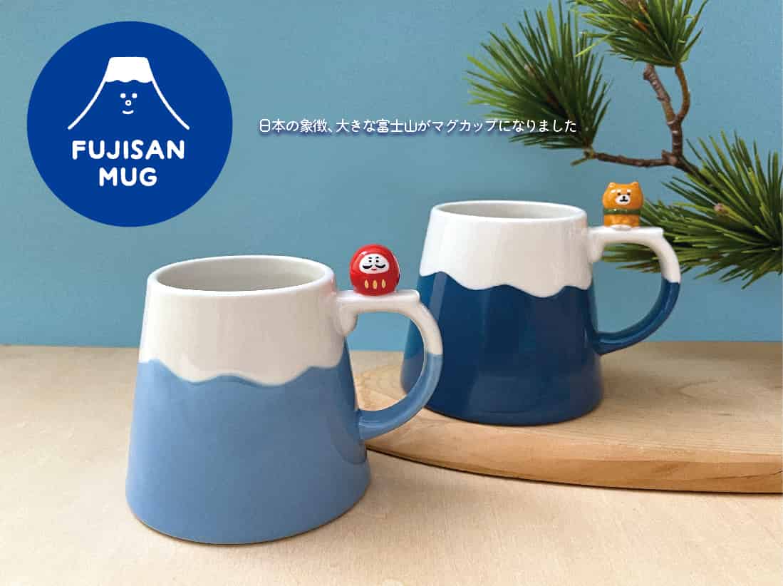 Decole fujiyama mug daruma