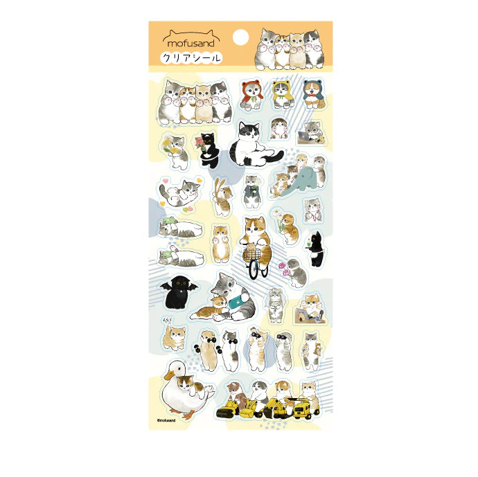Mofusand JP Clear Stickers(6)