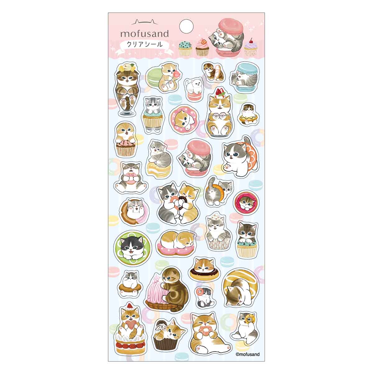 Mofusand JP Clear Sticker(8)