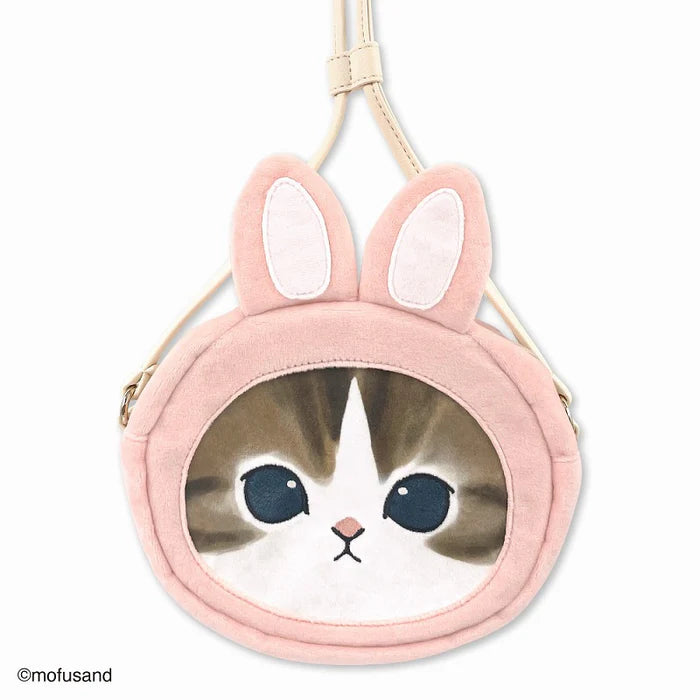 MOFUSAND Fluffy Pochette Shoulder Bag - Cat : Rabbit