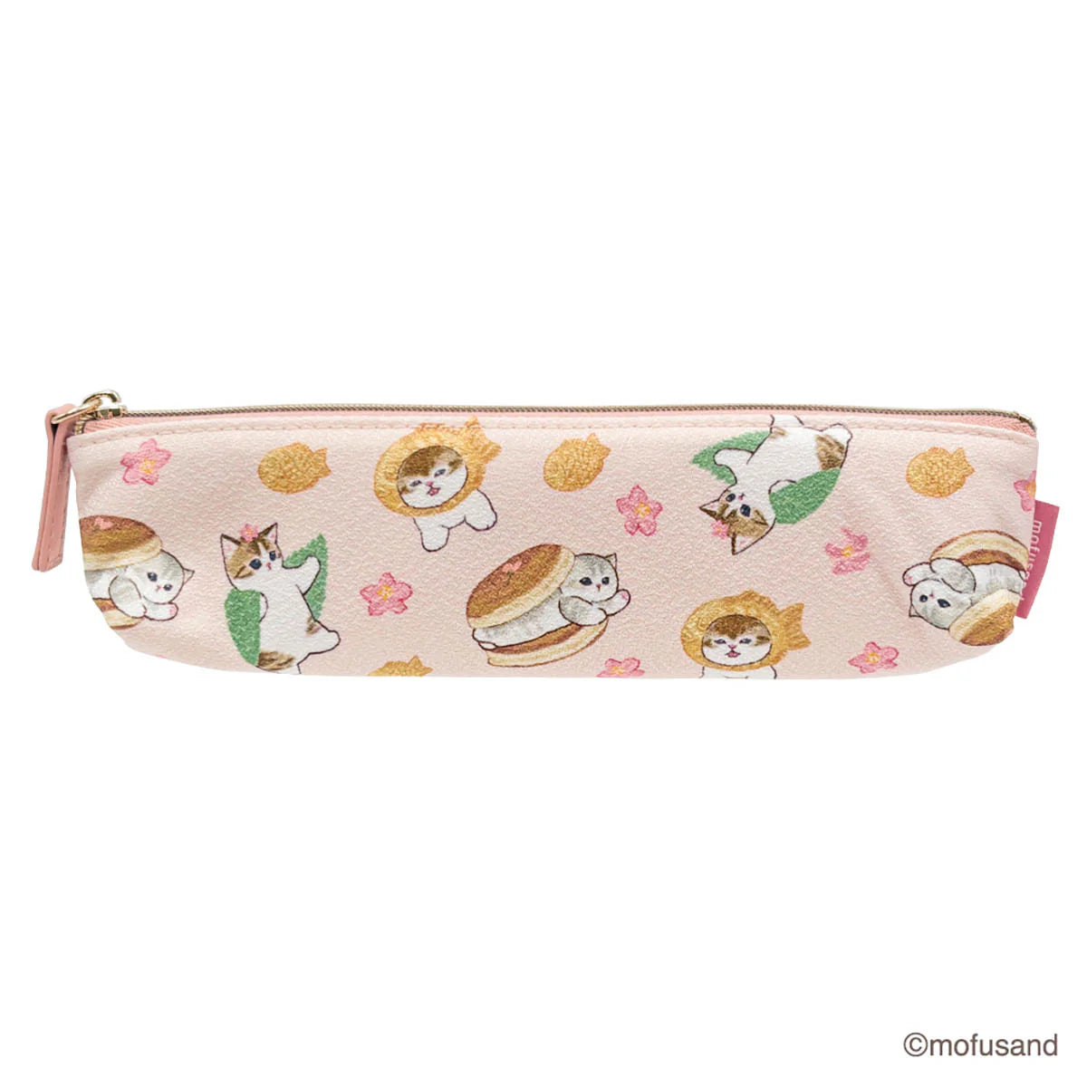 Mofusand JP Slim Pen Pouch Chirimen-Japanese Sweets