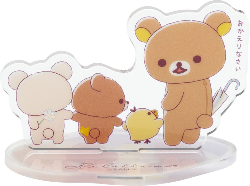 Japan San-X Secret Mini Acrylic Stand - Rilakkuma : Rainy Day to Sunny Characters Blind Box