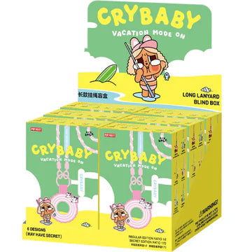 POPMART CRYBABY Vacation Mode On Series-Long Lanyard Blind Box
