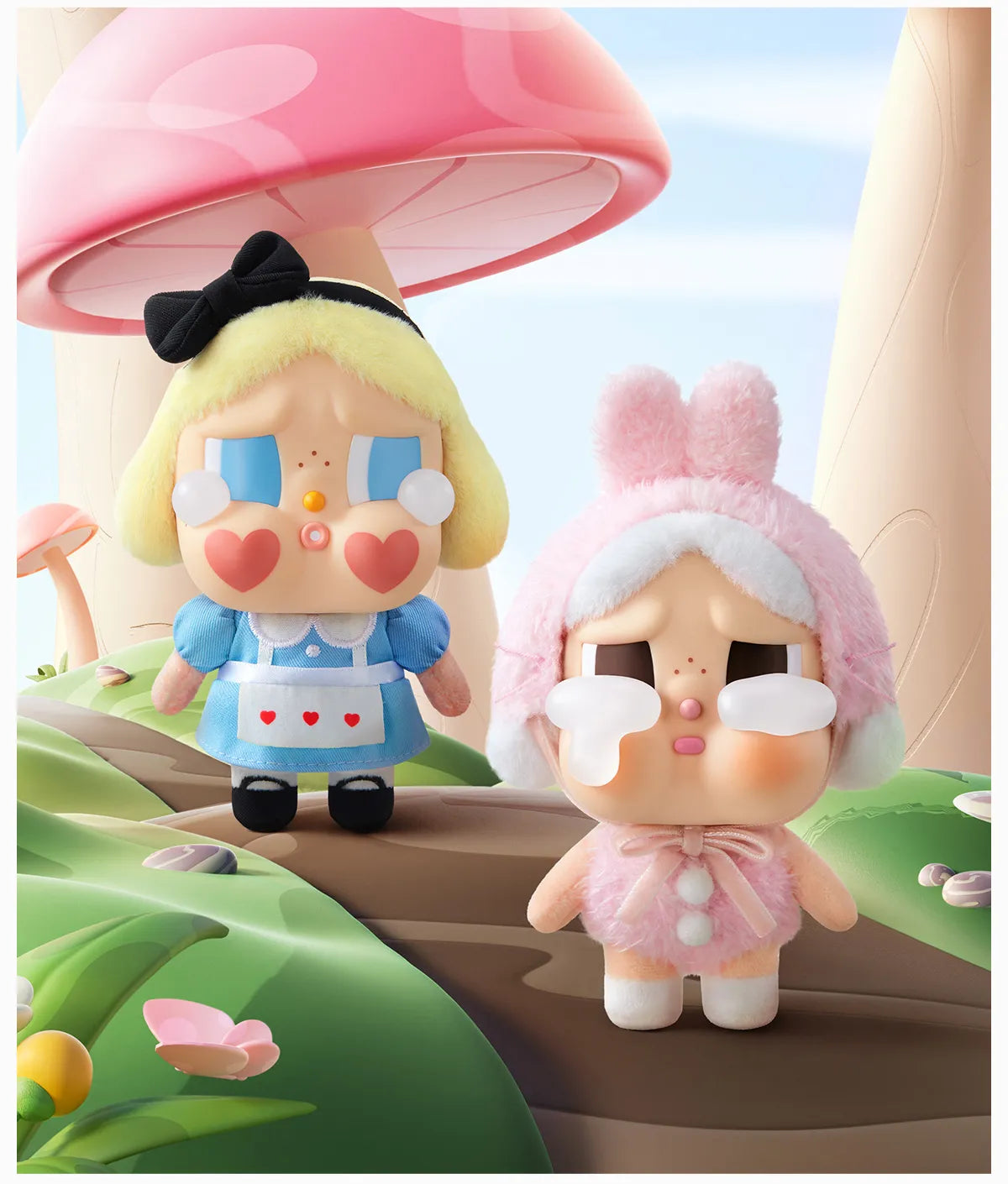 POPMART Vinyl Plush - CRYBABY Crying Again Series