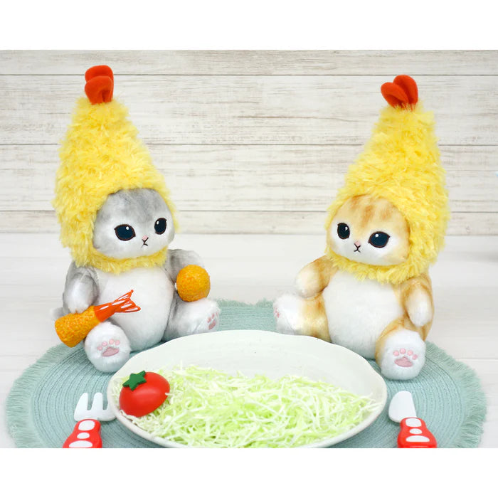 MOFUSAND Petitama Plush toy (Ebi Nyan / Gray)