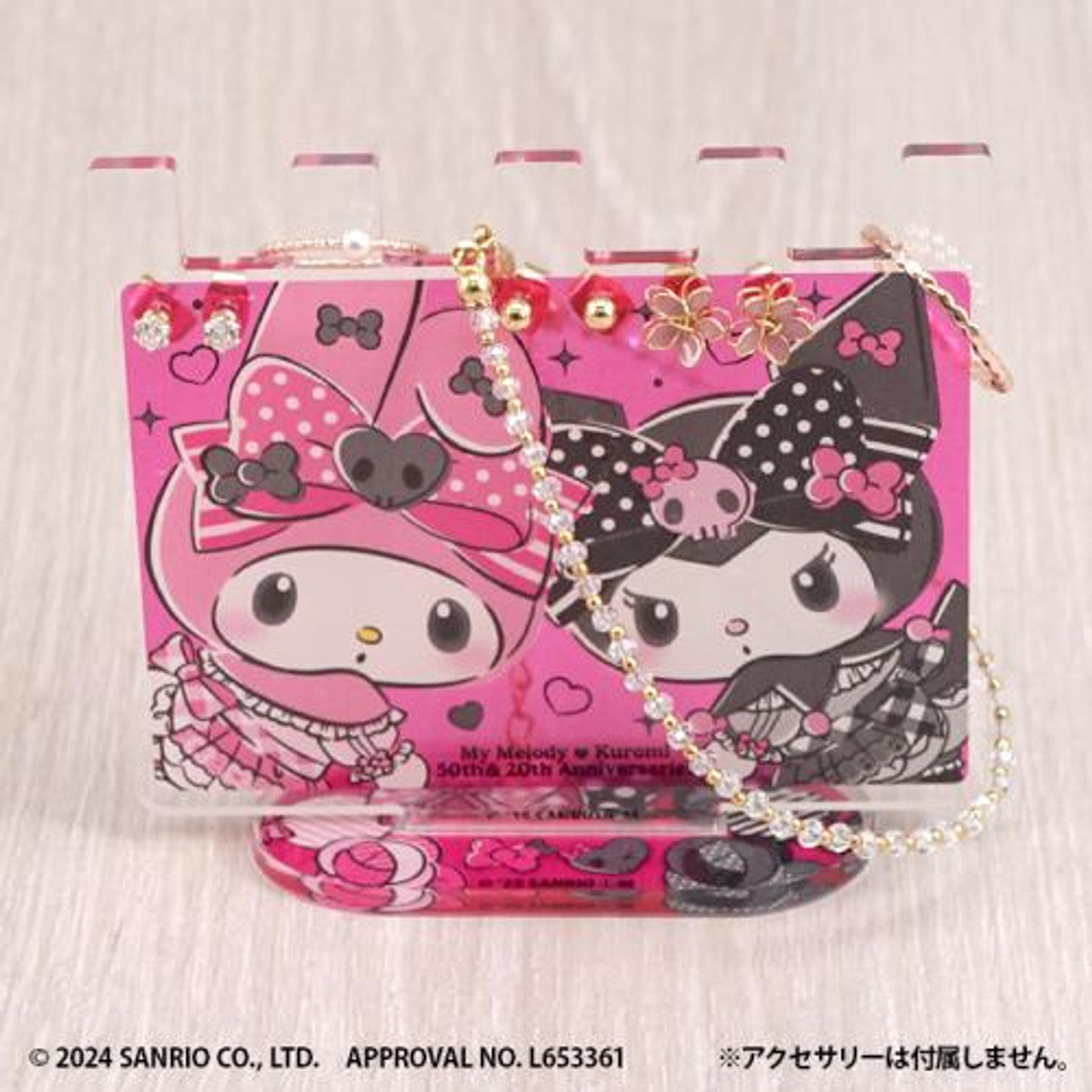 SANRIO My Melody 50th & Kuromi 20th Anniversaries Acrylic Accessory Stand Complete Box Set