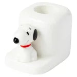 SNOOPY Toothbrush stand with figure - White