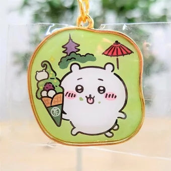 Chiikawa JP Die-Cut Keychain (Matcha Soft-serve Chiikawa)