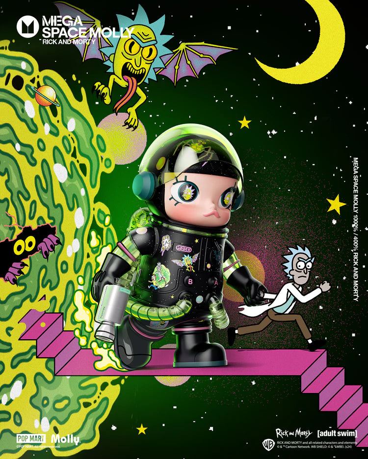 POPMART MEGA SPACE MOLLY 400% Rick and Morty