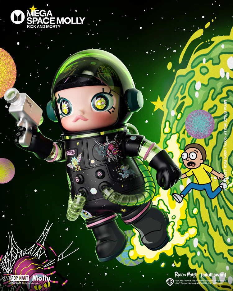 POPMART MEGA SPACE MOLLY 400% Rick and Morty
