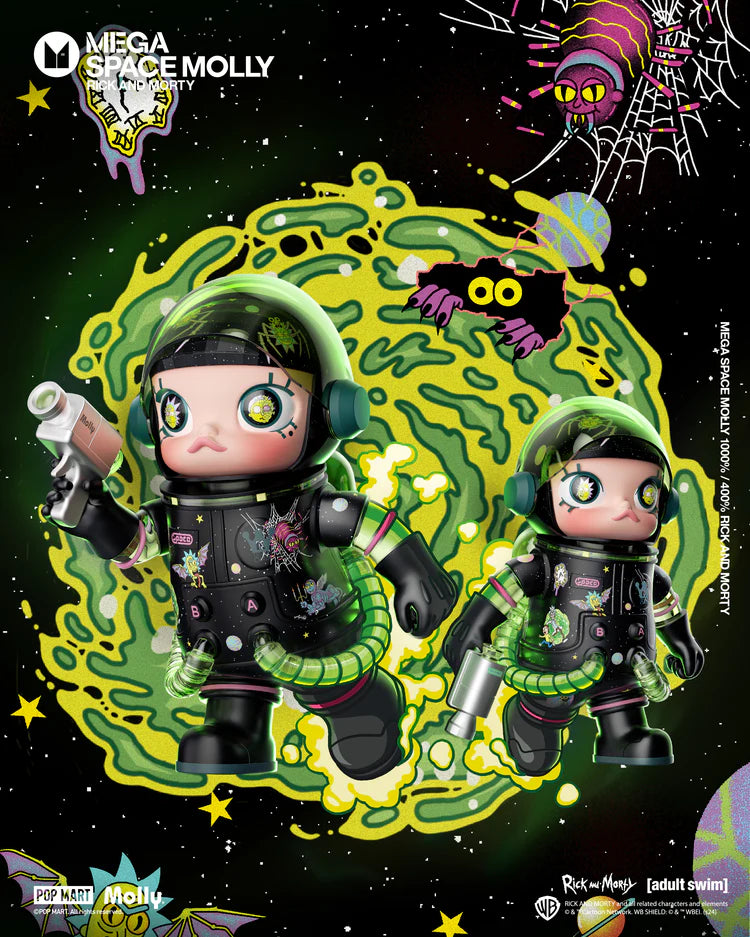 POPMART MEGA SPACE MOLLY 400% Rick and Morty