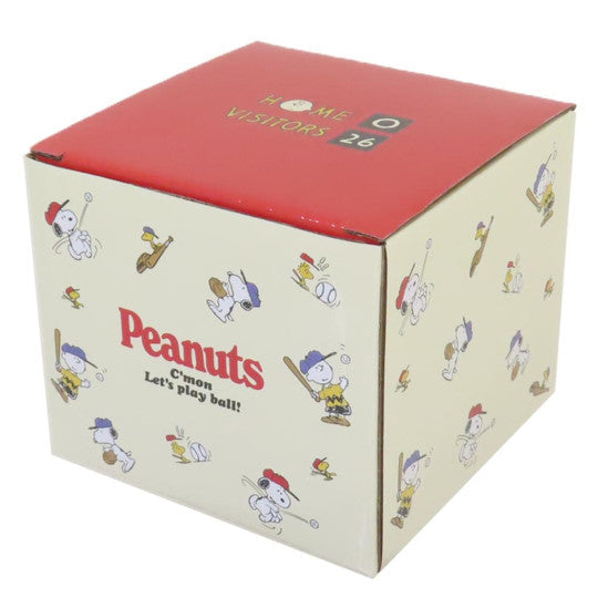 SNOOPY Porcelain Mug - Snoopy : Baseball
