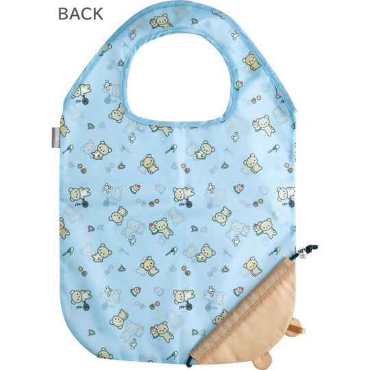 Rilakkuma Eco Shopping Bag With Pocket - Rilakkuma : Blue