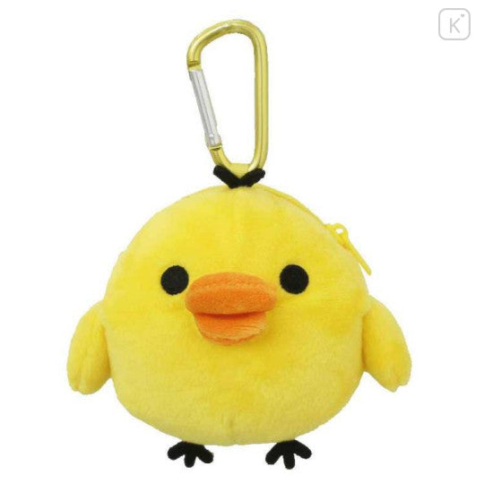 San-X Mini Plush Pouch with Carabiner - Kiiroitori