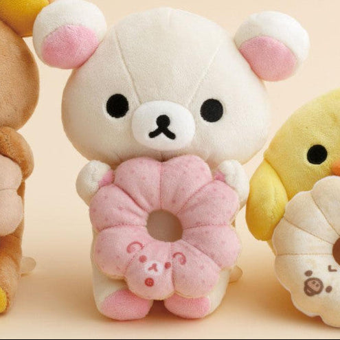 Rilakkuma x Mister Donut Donut Roll Plush Toy Korilakkuma MV27201
