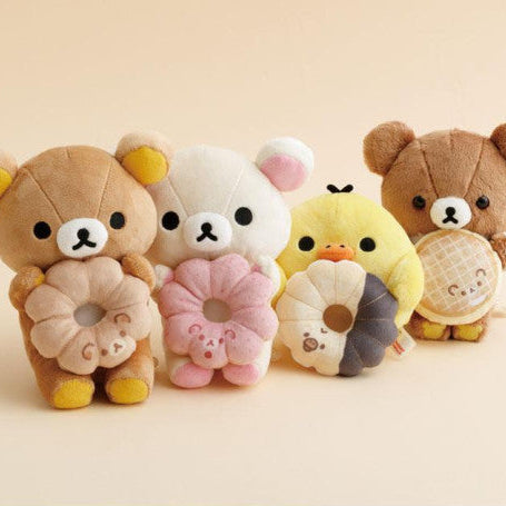Rilakkuma x Mister Donut Donut Roll Plush Toy Korilakkuma MV27201