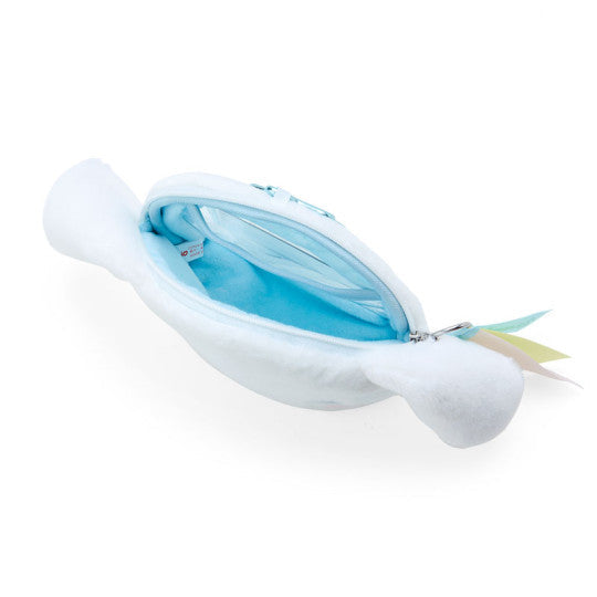 SANRIO Original Face-shaped Pouch with Window - Cinnamoroll