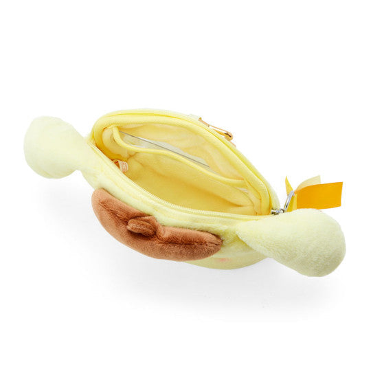 SANRIO Original Face-shaped Pouch with Window - Pompompurin