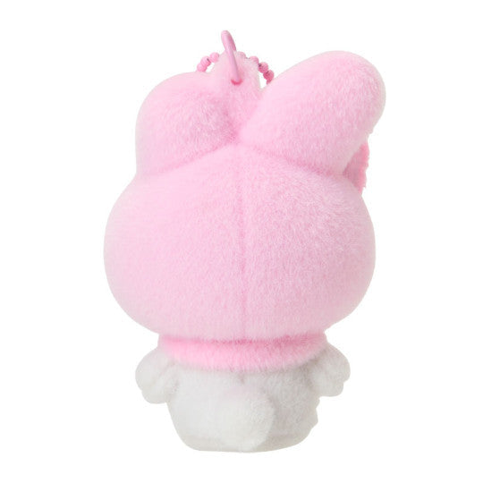Sanrio JP Original Flocked Figure Mascot Keychain - My Melody
