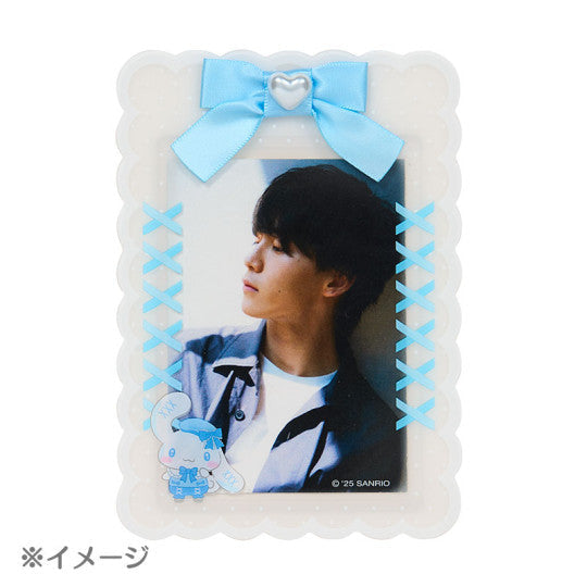 My Melody shape frame card holder ribbon hard card holder