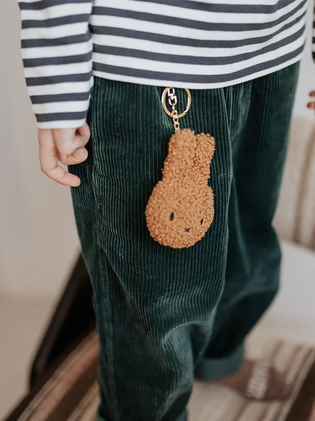 Miffy EU ECO Tiny Teddy Flat Keychain-10 cm-Cinnamon