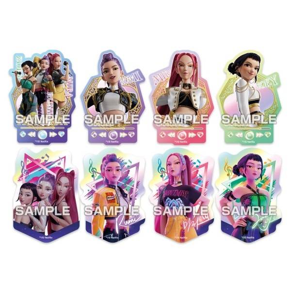 KPOP Girls! Demon Hunters Character Cut Sticker Gum