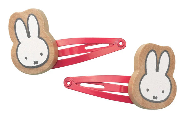 Miffy Wooden Hair Clips