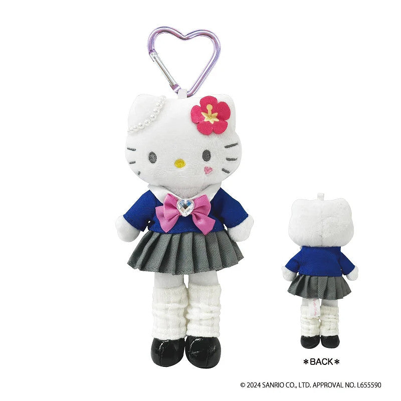 SANRIO Plush Keychain Hello Kitty KoGal Ver. Sanrio Style Up Mascot